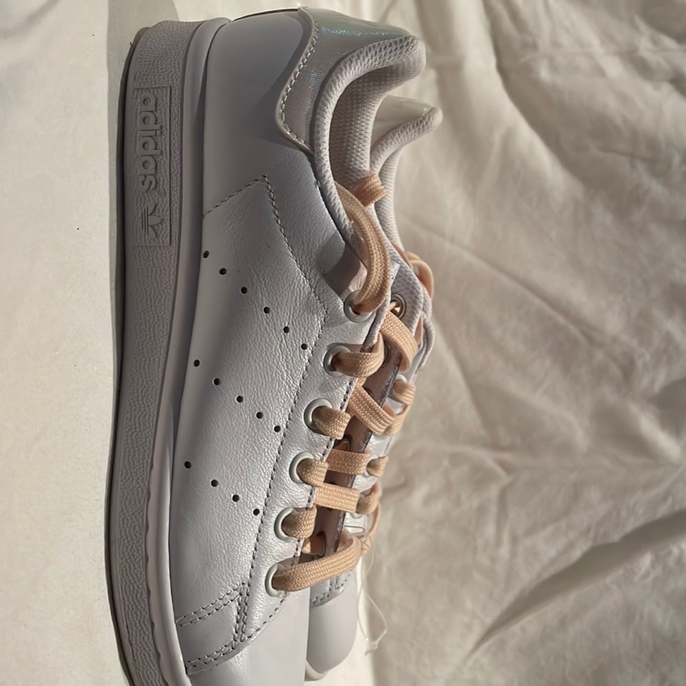Rare Adidas Sneakers with iridescent Stan Smith logo